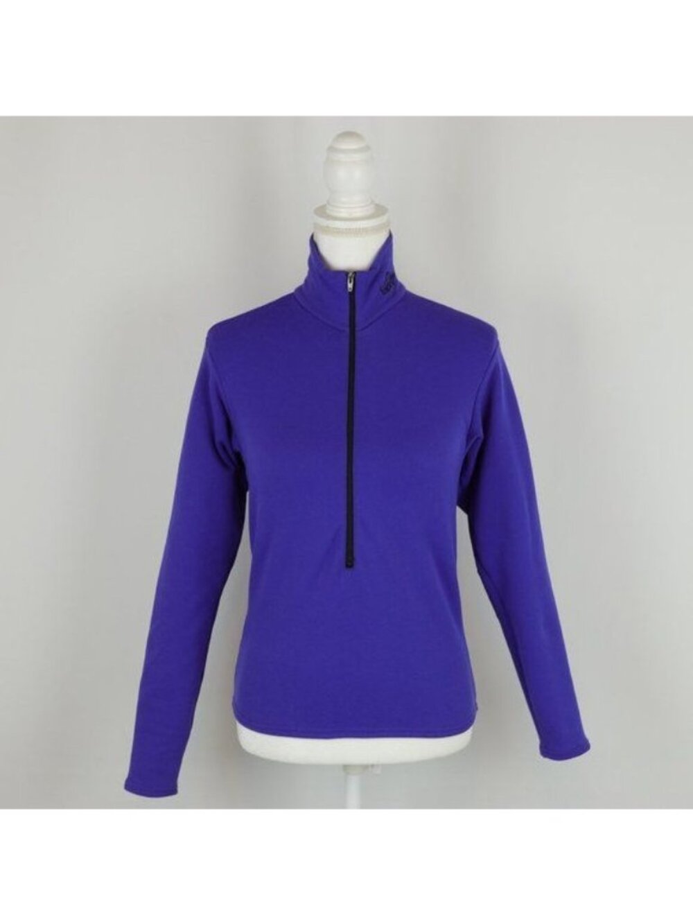 Lowe Alpine Women's Small Purple Mid Weight Fleece 1/2 Zip Activewear Pullover